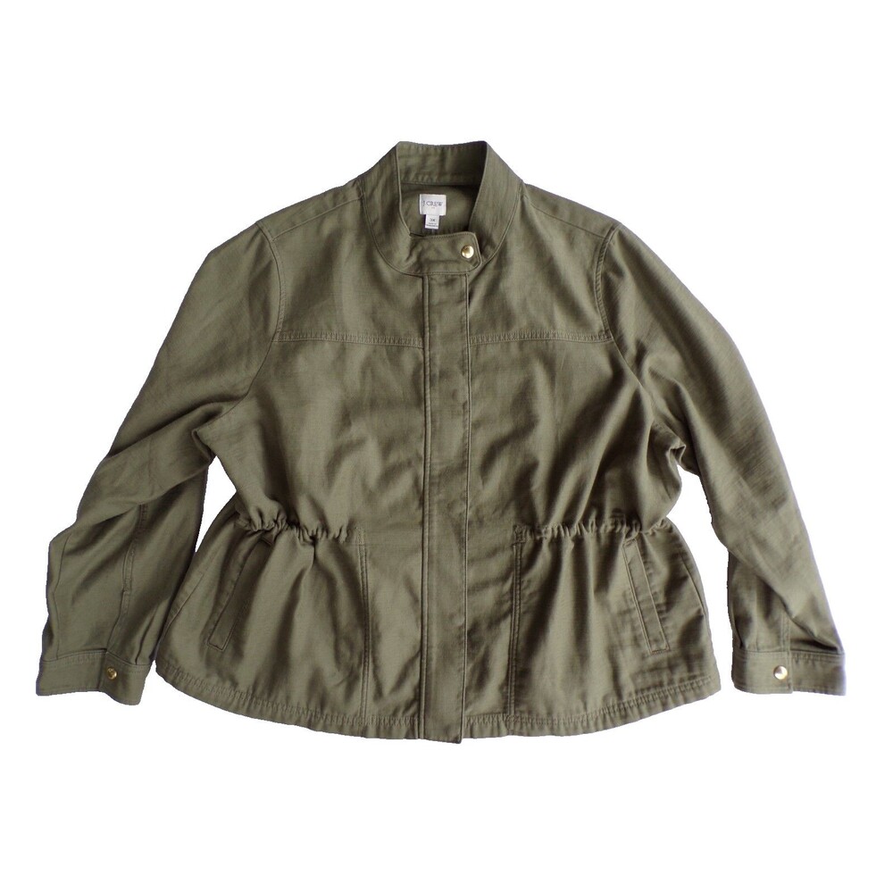 J. Crew Olive Green Utility Jacket
